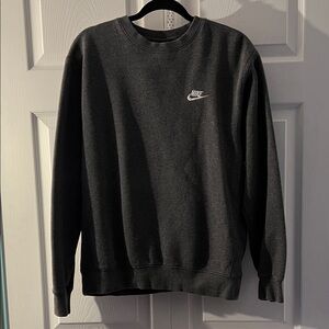 Nike Men's Dark Gray Crewneck Sweatshirt